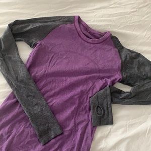 Lululemon Purple Run Swiftly long sleeve